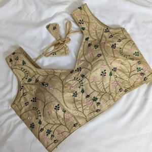 Readymade blouse for Saree or Lehenga - Crop top